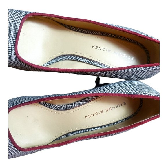 Etienne Aigner Women’s Hound's-tooth Pumps Shoes Sz 9M US - Picture 6 of 7